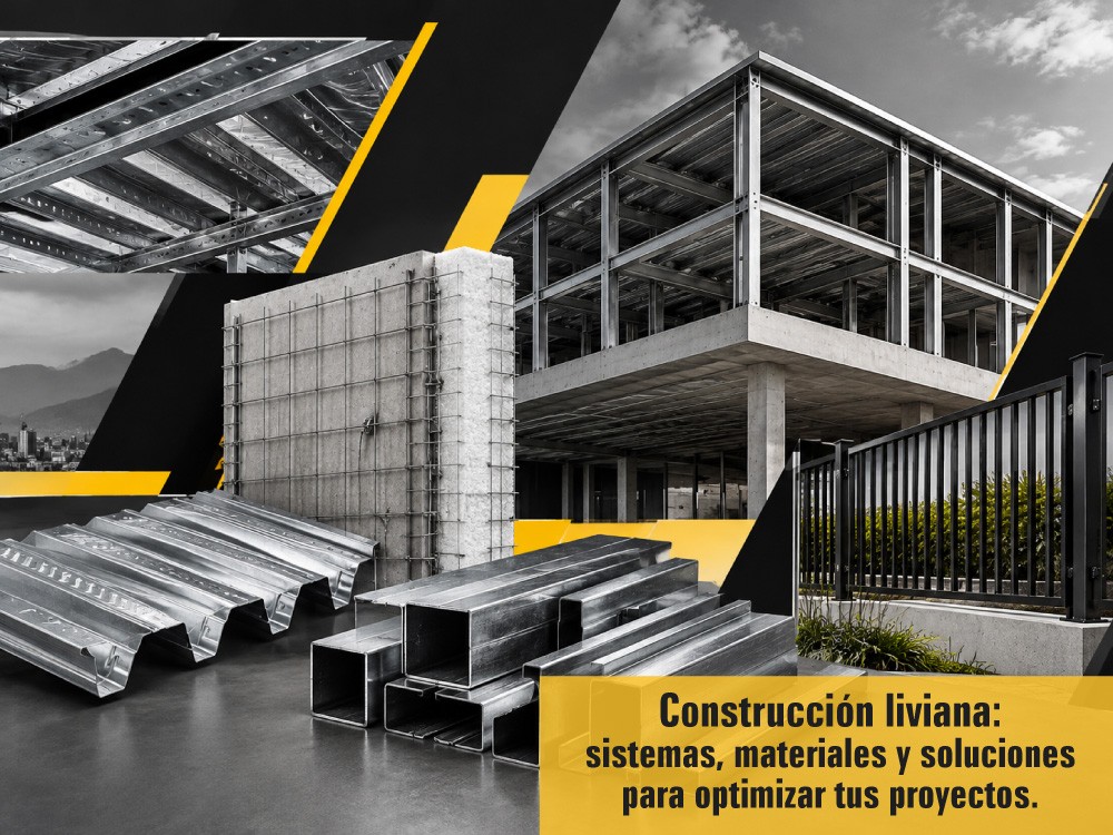 Construcción liviana: sistemas, materiales y soluciones para optimizar tus proyectos